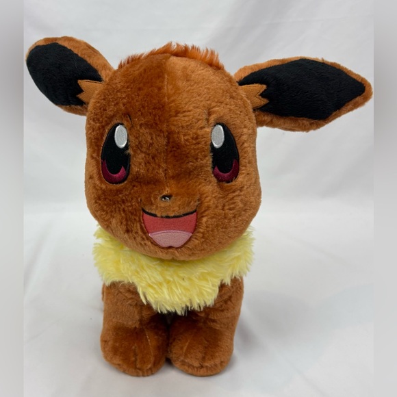 Build A Bear Workshop BAB Nintendo Pokémon Eevee Eve Stuffed Animal 12” Sound - Picture 1 of 4